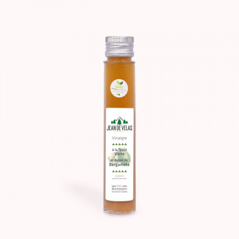 Vinaigre de Noix Verte et Jus de Bergamote