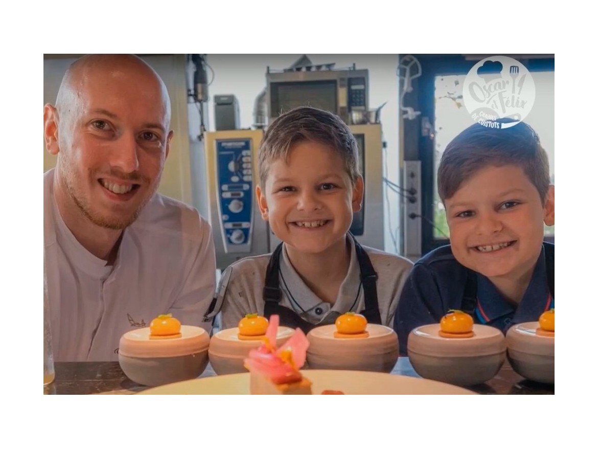 Foie gras au vinaigre de figue avec Oscar et Félix